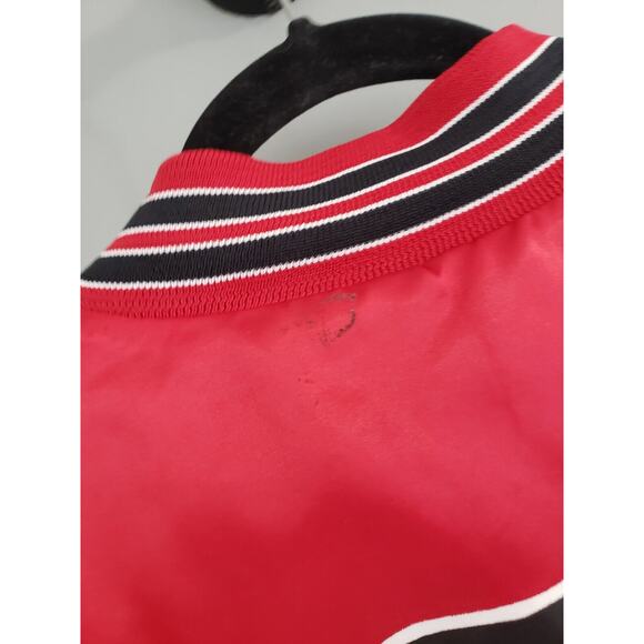 Vintage Chicago Blackhawks Locker Line Size XL Button-up Satin Jacket‎ - Picture 6 of 6